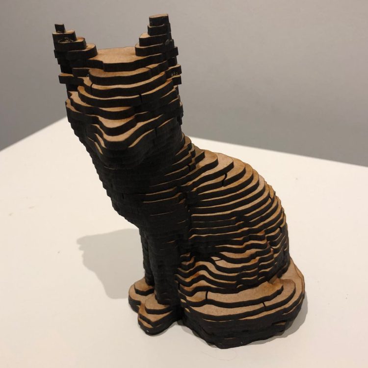 3d Fox Puzzle