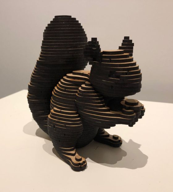 3d Squirrel Puzzle