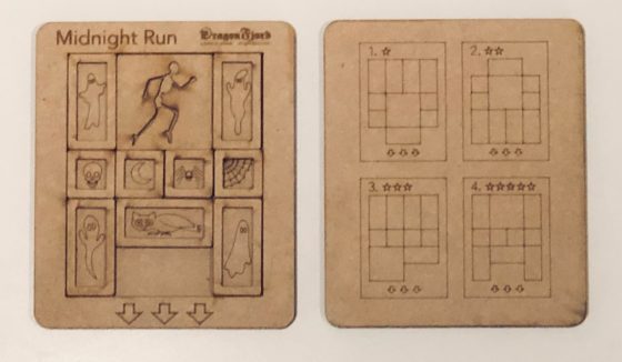 Midnight Run sliding block puzzle. Escape the haunted grounds! Fun and challenging!