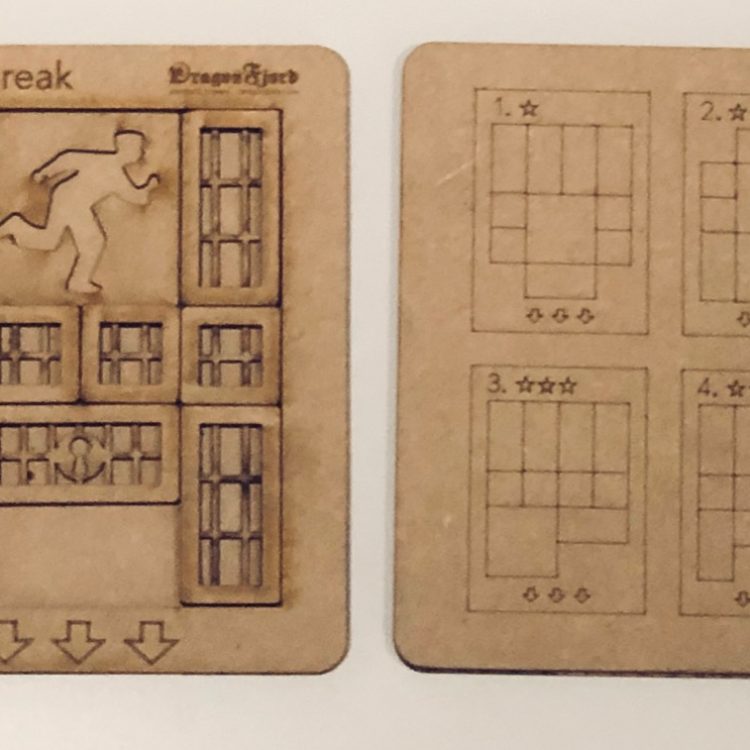 Prison Break sliding block puzzle by DragonFjord. Fun with many challenges!